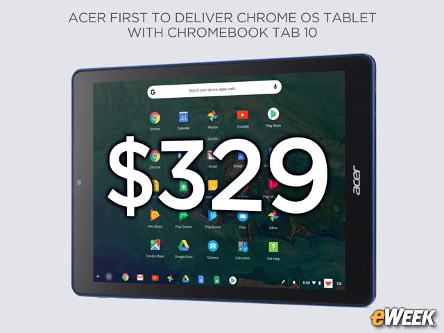 Acer to Ship Chromebook Tab 10 in April