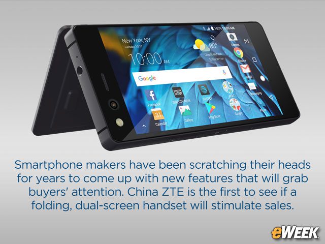 Folding ZTE Axon M Aims to Outflank Apple, Samsung in Phone Design